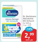 Aktivkohle WC-Schaum von Dr. Beckmann im aktuellen budni Prospekt