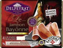 Géant Casino Mouxy - Le Jambon de Bayonne 12 mois d'Affinage Promo Le Jambon de Bayonne 12 mois d'Affinage dans le catalogue Géant Casino "Maxi lot, Maxi éco" à Mouxy
