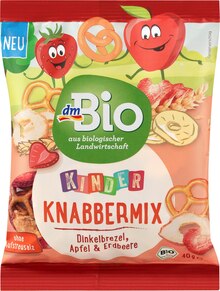 dm-drogerie markt Cham - Knabbermix Dinkelbrezel, Apfel & Erdbeere, ab 3 Jahren Knabbermix Dinkelbrezel, Apfel & Erdbeere, ab 3 Jahren Angebot bei dm-drogerie markt Cham im Prospekt Aktuelle Angebote