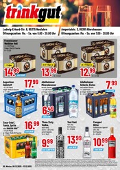 Cola im Trinkgut Prospekt in Unterschleißheim Aktueller Trinkgut Prospekt mit Cola, "Aktuelle Angebote", Seite 1