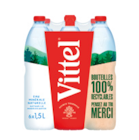 Eau Minérale Naturelle Plate - Vittel - Supeco à Levallois-Perret Eau Minérale Naturelle Plate - Vittel en promo chez Supeco Levallois-Perret à 1,50 €
