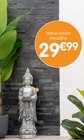 Statue solaire bouddha debout en promo chez B&M Courbevoie à 29,99 €