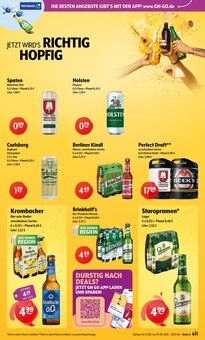 Bier im aktuellen Getränke Hoffmann Prospekt (Soest) Bier im Getränke Hoffmann Prospekt "Aktuelle Angebote" mit 9 Seiten (Soest)
