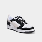 Tennis à lacets en cuir Puma Rebound V6 noir homme dans le catalogue La Halle