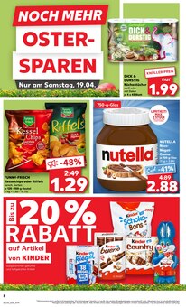 Nutella im Kaufland Prospekt "KNÜLLER" mit 56 Seiten (Lippstadt)