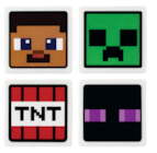 Radiergummi „Minecraft“ bei Woolworth im Prospekt "" für 2,50 €
