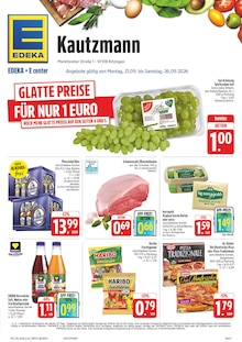 E center Prospekt Wir lieben Lebensmittel! mit  Seiten in Lülsfeld und Umgebung