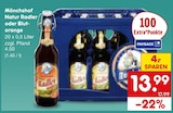 Aktuelles Natur Radler oder Blutorange Angebot bei Netto Marken-Discount in Wiesbaden ab 13,99 €