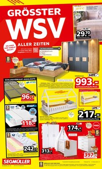 Matratze im Segmüller Prospekt "Segmüller Highlight Angebote" mit 8 Seiten (Augsburg)