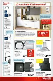 Aktueller Hellweg Prospekt mit Küchenmöbel, "Traumterrasse in jedem Fall", Seite 15