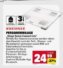 Personenwaage Shape Sense Connect Lite Angebote von Soehnle bei E center Speyer für 24,99 €