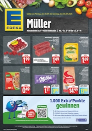 EDEKA Prospekt "Wir lieben Lebensmittel!", 8 Seiten, 01.09.2025 - 01.09.2025 Aktueller EDEKA Prospekt, "Wir lieben Lebensmittel!", mit Angeboten der Woche, gültig von 01.09.2025 bis 01.09.2025