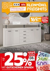 Sideboard im XXXLutz Möbelhäuser Prospekt in Bottrop Aktueller XXXLutz Möbelhäuser Prospekt mit Sideboard, "KLEINMÖBEL PREISHITS!", Seite 1