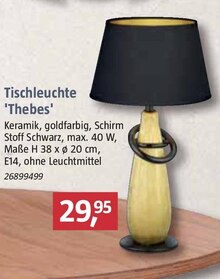 BAUHAUS Pforzheim - Tischleuchte 'Thebes' Tischleuchte 'Thebes' Angebot bei BAUHAUS Pforzheim im Prospekt "KW 06 Handzettel"