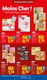 Prix et réduction Lardons Fumés dans le prospectus Lidl en cours Offre Lardons Fumés dans le catalogue Lidl du moment à la page 13