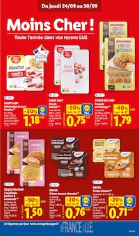 Promotion Croissant dans le prospectus Lidl, valable du 24/09/2026 au 30/09/2026 Promo Croissant dans le catalogue Lidl du moment à la page 13