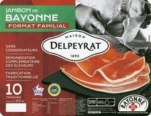 Jambon de Bayonne - Géant Casino à Saint-Étienne Jambon de Bayonne en promo chez Géant Casino Saint-Étienne à 3,49 €