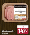 famila Nordost Rendsburg - Minutensteaks Angebot im Prospekt Minutensteaks bei famila Nordost im Rendsburg Prospekt für 14,90 €