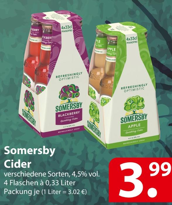 famila Nordost Essen - Somersby Cider Somersby Cider Angebot bei famila Nordost Essen im Prospekt besser als gut!