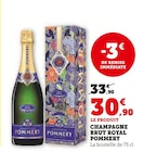 Champagne Brut Royal - Pommery - U Express à Fontaine Champagne Brut Royal - Pommery en promo chez U Express Fontaine à 30,90 €