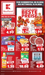 Supermarkt Prospekt von Kaufland Ribnitz-Damgarten Kaufland Prospekt: "Hier bin ich richtig", 70 Seiten, 08.10.2026 - 14.10.2026