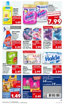 Vollwaschmittel im Kaufland Prospekt "Aktuelle Angebote" mit 50 Seiten (Düsseldorf)