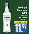 Spirituosen im EDEKA Prospekt Sambuca extra von Molinari im aktuellen EDEKA Prospekt für 11,99 €