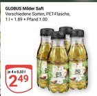 Aktuelles Milder Saft Angebot bei GLOBUS in Koblenz ab 2,49 €