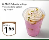 Sahnetorte to go im Angebot bei GLOBUS in Koblenz Sahnetorte to go Angebote von Globus bei GLOBUS Koblenz für 1,55 €