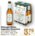 Helles Lagerbier Glutenfrei Angebote von Bitburger bei E center Baden-Baden für 3,79 €