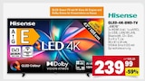QLED-4K-UHD-TV 43E70 im Angebot bei E center in Stuttgart QLED-4K-UHD-TV 43E70 Angebote von Hisense bei E center Stuttgart für 239,99 €