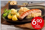 Bratwurst mit mildem Sauerkraut und Petersillien Kartoffeln Angebote bei Zurbrüggen Dülmen für 6,90 €