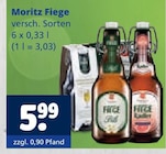 Getränkewelt HSE Hamminkeln - Moritz Fiege Angebot im Prospekt Moritz Fiege bei Getränkewelt HSE im Hamminkeln Prospekt für 5,99 €