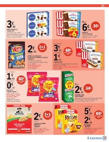Promotion Lindt dans le prospectus E.Leclerc, valable du 24/02/2026 au 07/03/2026 Promo Lindt dans le catalogue E.Leclerc du moment à la page 21