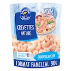 Crevettes nature "Format Familial" - L'ASSIETTE BLEUE - Carrefour Market à Quimper Crevettes nature "Format Familial" - L'ASSIETTE BLEUE en promo chez Carrefour Market Quimper à 4,28 €