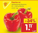 Paprika rot Angebot in Breitenfeld Paprika rot im aktuellen Prospekt bei Netto Marken-Discount in Breitenfeld