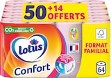 Papier Hygiénique Confort X50 Rose - LOTUS en promo chez Intermarché Super Papier Hygiénique Confort X50 Rose - LOTUS dans le catalogue Intermarché Super