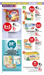 Prix et réduction Blédina dans le prospectus Super U en cours Offre Blédina dans le catalogue Super U du moment à la page 8