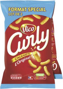 Géant Casino Nice - Curly cacahuète L’Original Promo Curly cacahuète L’Original dans le catalogue Géant Casino Priorité aux promos à Nice