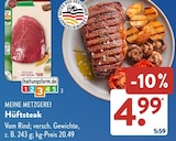 Hüftsteak bei ALDI SÜD im Aichach Prospekt für 4,99 €