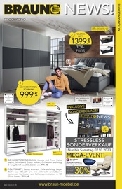 Schlafzimmer im BRAUN Möbel-Center Prospekt in Freiburg Aktueller BRAUN Möbel-Center Prospekt mit Schlafzimmer, "BRAUN NEWS", Seite 3