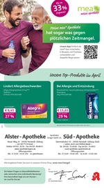 mea - meine apotheke Apotheken Prospekt der aktuellen Woche mit 4 Seiten, gültig von 01.04.2026 bis 30.04.2026, in Kisdorf und Umgebung Aktueller mea - meine apotheke Apotheken Prospekt in Kisdorf und Umgebung, "Unsere April-Angebote" mit 4 Seiten, 01.04.2026 - 30.04.2026