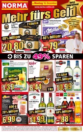 Milka im Norma Prospekt in Monheim Aktueller Norma Prospekt mit Milka, "Mehr fürs Geld", Seite 1
