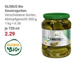 Gewürzgurken im Angebot bei GLOBUS in Gera Gewürzgurken Angebote von Globus Bio bei GLOBUS Gera für 2,29 €