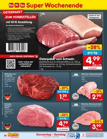 Schweinefilet im Netto Marken-Discount Prospekt "Aktuelle Angebote" mit 64 Seiten (Erlangen)