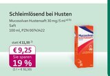 Mucosolvan bei mea - meine apotheke im Prospekt "" für 9,25 €