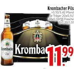 Aktuelle Krombacher Angebote bei EDEKA in Kaufbeuren Aktuelles Pils Angebot bei EDEKA in Kaufbeuren ab 11,99 €