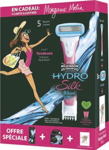 Rasoir & tondeuse hydro silk bikini sword - Géant Casino à Caen Rasoir & tondeuse hydro silk bikini sword en promo chez Géant Casino Caen à 11,47 €