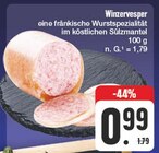 Winzervesper bei EDEKA im Prospekt "" für 0,99 €