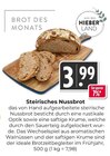 Aktuelle Brot Angebote bei Hieber in Freiburg (Breisgau) Aktuelles Steirisches Nussbrot Angebot bei Hieber in Freiburg (Breisgau) ab 3,99 €